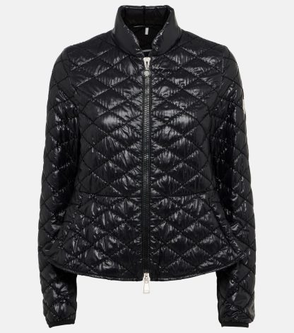 Billigdesigner Moncler Barive wattierte Jacke in schwarz