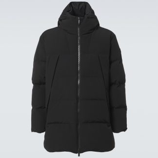 Billigdesigner Moncler Serot Daunenjacke in Schwarz