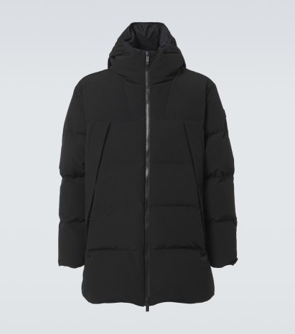 Billigdesigner Moncler Serot Daunenjacke in Schwarz