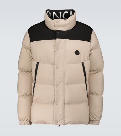 Billigdesigner Moncler Timsit Daunenjacke in Beige