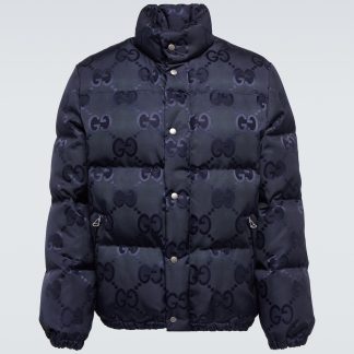 Designer kaufen Gucci Jumbo GG-Pufferjacke in Blau