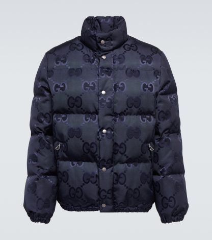 Designer kaufen Gucci Jumbo GG-Pufferjacke in Blau