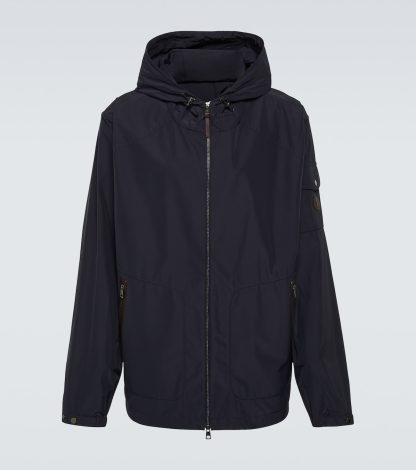 Designer kaufen Moncler Linth technische Jacke in blau