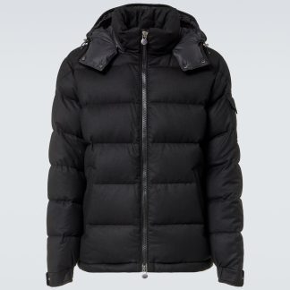 Designer kaufen Moncler Montgenevre Daunenjacke in Schwarz