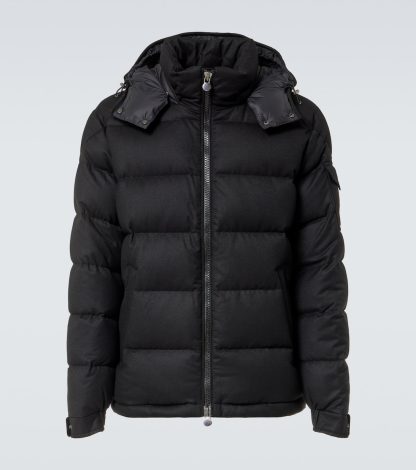 Designer kaufen Moncler Montgenevre Daunenjacke in Schwarz