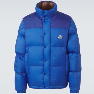 Designer kaufen Moncler Verone Wende-Daunenjacke in Blau