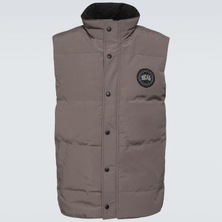 Großhandel Luxus Canada Goose Black Label Garson Daunenweste in Grau