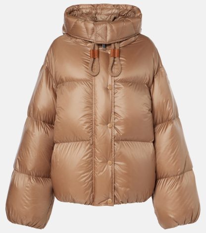 Großhandel Luxus Moncler Borey Cabrio Daunenumhang und Jacke in Beige