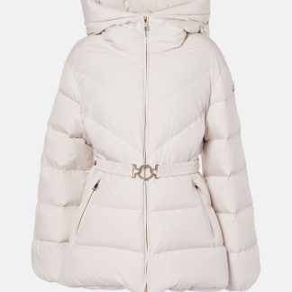 Großhandel Luxus Moncler Brosse Daunenjacke in Weiß