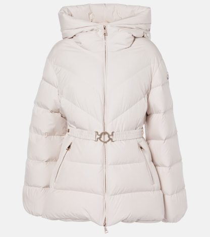 Großhandel Luxus Moncler Brosse Daunenjacke in Weiß