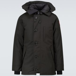 Großhandelsdesigner Canada Goose Chateau Daunenparka in Schwarz