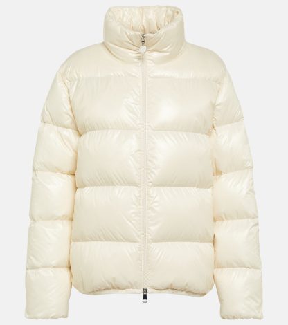 Großhandelsdesigner Moncler Abbadia Daunenjacke in Weiß