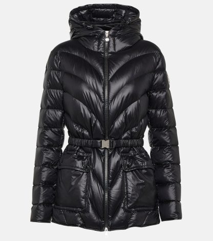 Großhandelsdesigner Moncler Argenno gesteppter Daunenparka in Schwarz