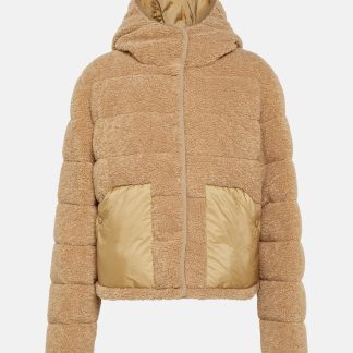 Großhandelsdesigner Moncler Audrieu-Blouson in Beige