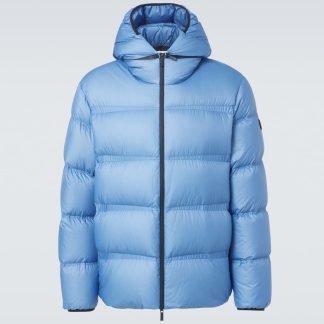 Großhandelsdesigner Moncler Daunenjacke in Blau