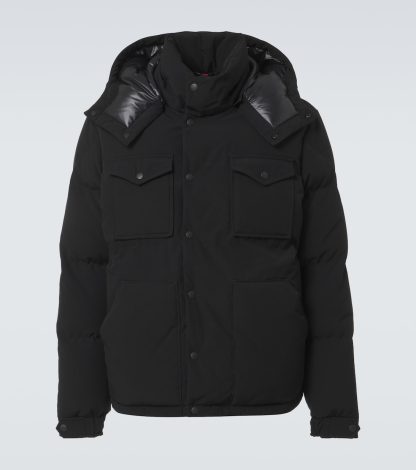 Großhandelsdesigner Moncler Fornas Daunenjacke in Schwarz