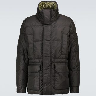 Hochwertiger Designer Moncler Guerin Daunenjacke in Schwarz