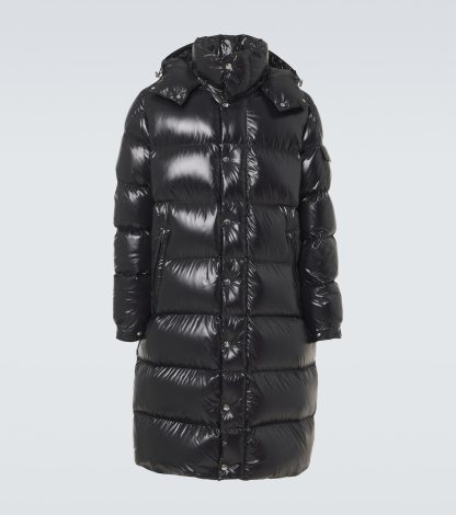 Hochwertiger Designer Moncler Hannoveraner Daunenjacke in Schwarz