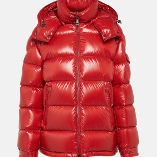 Hochwertiger Designer Moncler Maire Daunenjacke in Rot