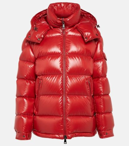 Hochwertiger Designer Moncler Maire Daunenjacke in Rot