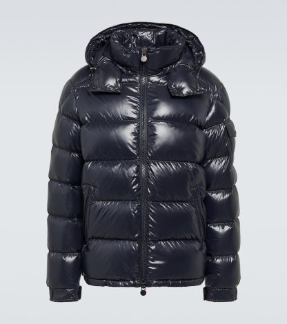 Hochwertiger Designer Moncler Maya Daunenjacke in Blau