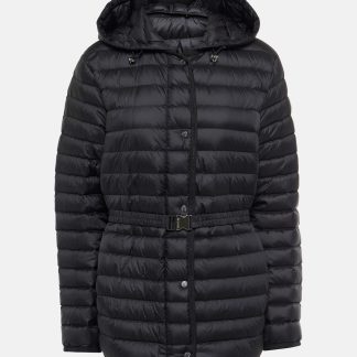 Hochwertiger Designer Moncler Oredon gesteppte Daunenjacke in Schwarz