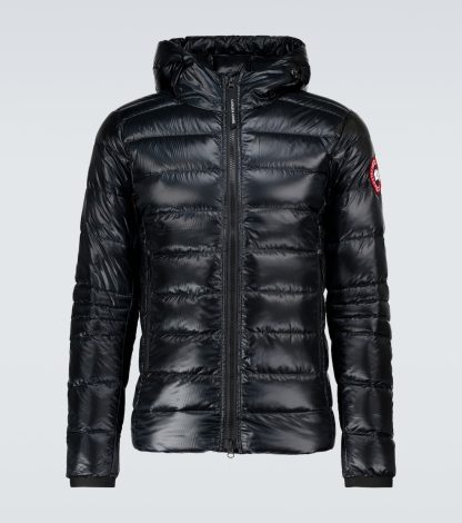 Hochwertiger Luxus Canada Goose Crofton Hoody Jacke in Schwarz