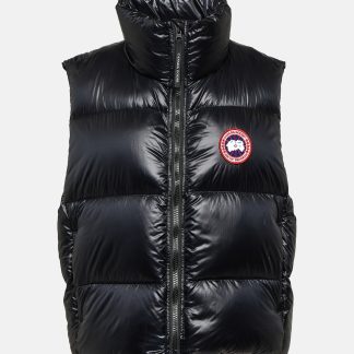 Hochwertiger Luxus Canada Goose Cypress Daunenweste in Schwarz