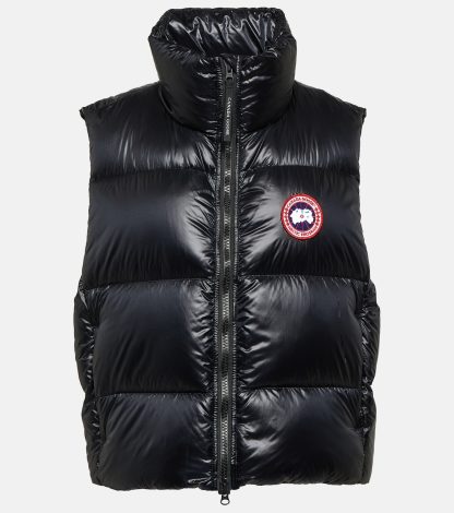 Hochwertiger Luxus Canada Goose Cypress Daunenweste in Schwarz