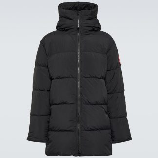 Hochwertiger Luxus Canada Goose Lawrence-Pufferjacke in Schwarz