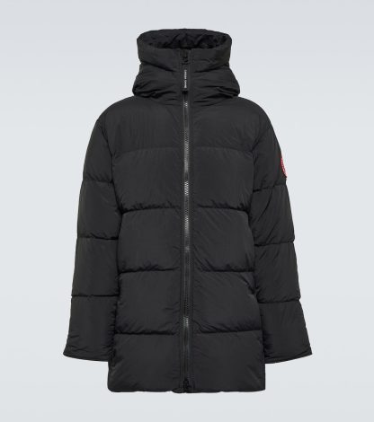 Hochwertiger Luxus Canada Goose Lawrence-Pufferjacke in Schwarz