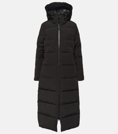 Hochwertiger Luxus Canada Goose Mystique Daunenparka in Schwarz