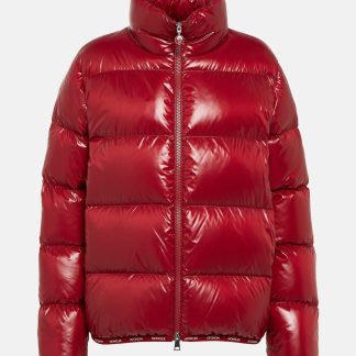 Hochwertiger Luxus Moncler Abbadia Daunenjacke in Rot