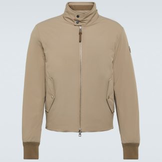 Hochwertiger Luxus Moncler Albergian Daunenjacke in Beige