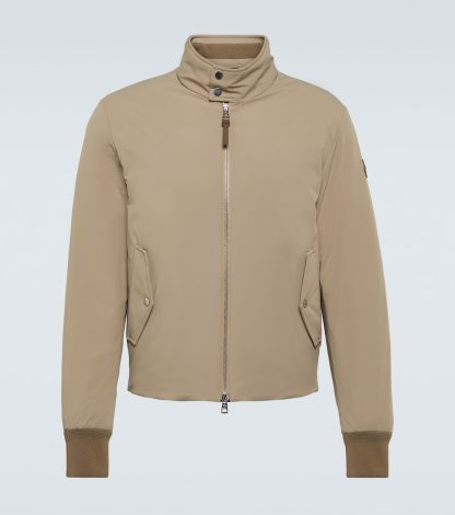 Hochwertiger Luxus Moncler Albergian Daunenjacke in Beige