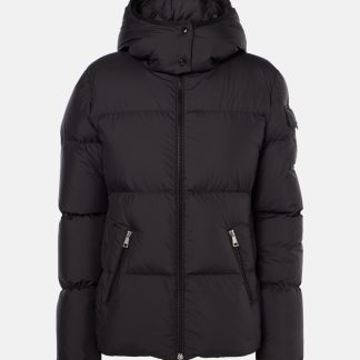 Hochwertiger Luxus Moncler Fourmines Daunenjacke in Schwarz