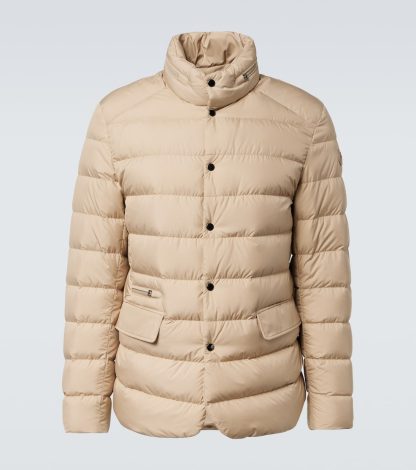 Hochwertiger Luxus Moncler Malinvern Jacke in Beige