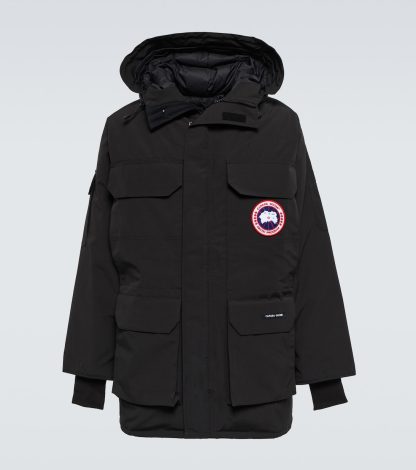 Luxus kaufen Canada Goose Expedition Daunenparka in Schwarz