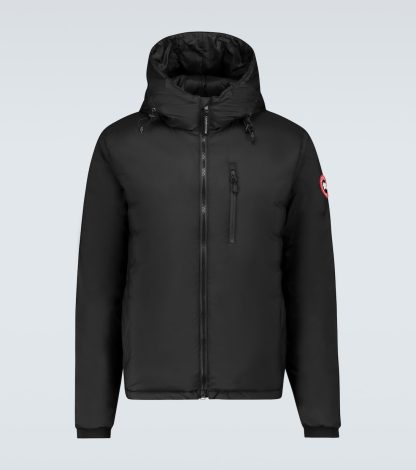 Luxus kaufen Canada Goose Lodge Hoody Jacke in Schwarz