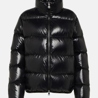 Luxus kaufen Moncler Abbadia Daunenjacke in Schwarz