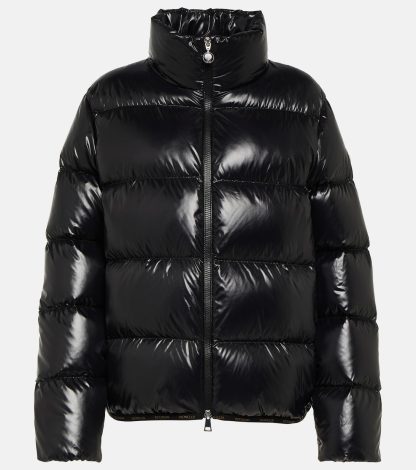 Luxus kaufen Moncler Abbadia Daunenjacke in Schwarz