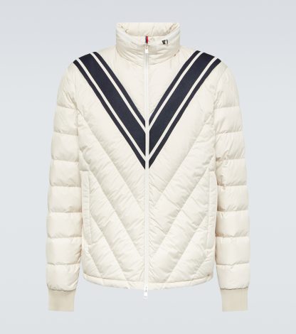 Luxus kaufen Moncler Barrot Daunenjacke in Beige