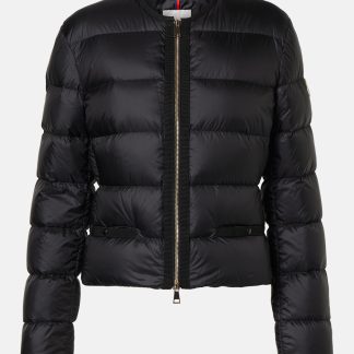 Luxus kaufen Moncler Schwarze Daunenjacke Laurine in Kurzform