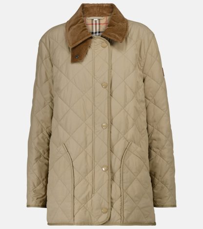 Mode-Luxus Burberry Steppjacke in Beige