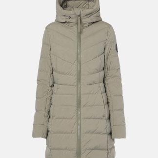 Mode-Luxus Canada Goose Black Label Clair gesteppter Daunenmantel in Grün