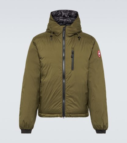 Mode-Luxus Canada Goose Lodge Hoody Daunenjacke in grün