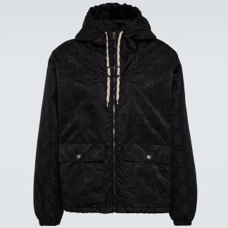 Mode-Luxus Gucci Gucci Off The Grid Kapuzenjacke in Schwarz