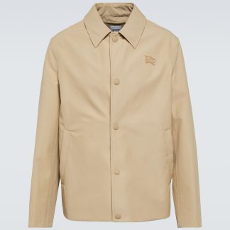 Modedesigner Burberry EKD Jacke aus Baumwollmischung in Beige