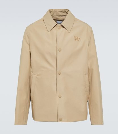 Modedesigner Burberry EKD Jacke aus Baumwollmischung in Beige