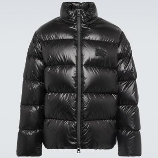 Modedesigner Burberry Gepolsterte Jacke in Schwarz